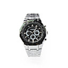 Fashion Auto Mechanical Steel Wrist Watch Black Dial