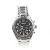 Fashion Auto Mechanical Steel Wrist Watch Black Dial