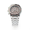 Fashion Auto Mechanical Steel Wrist Watch Red Dial