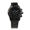 Fashion Auto Mechanical Tungsten Steel Wrist Watch Black Dial