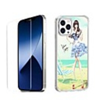 Fashion Case For Apple iPhone 12 iPhone 11 iPhone 12 Pro Max Unique Design Protective Case with Screen Protector Shockproof Back Cover TPU
