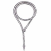 fashion collier femme jewelry full rhinestone accessories gold silver crystal snake long pendant necklace (silver)
