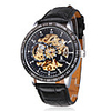 Fashion Coloring Automatic Black Gold Men