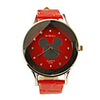 Fashion Cute Leather Band Quartz Women Lady