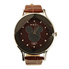 Fashion Cute PU Leather Band Quartz Women Lady