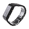 Fashion Design Blue Led Unisex Black Band LED Watch
