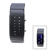 Fashion Design Digital Blue Led Women Men Black Sport LED Watch