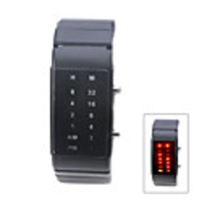 Fashion Design Digital Red Led Women Men Black Sport LED Watch
