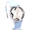 Fashion Japanese Movement Star Shape Dial Blue Band Wrist Watch