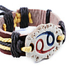 Fashion Leather Handmade Zodiac Bracelet-Cancer (BSS24)