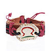 Fashion Leather Handmade Zodiac Bracelet-Libra (BSS21)