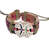 Fashion Leather Handmade Zodiac Bracelet-Pisces (BSS17)