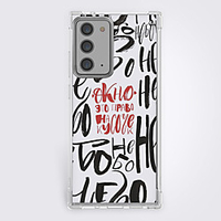 Fashion Letter Case For Samsung S20 Plus S20 Ultra S20 Unique Design Protective Case Shockproof Back Cover TPU