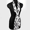 Fashion Long Cool Smal Skull Cotton Scarf Shawl