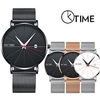 Fashion Mens Calendar Stainless Steel Wathes Men Quartz WristWatch Gift miniinthebox