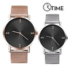Fashion Mens Women Stainless Steel Wathes Men Quartz WristWatch Gift Watch miniinthebox