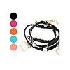 Fashion Multi-Element Pendant Weave Bracelet
