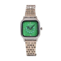 Fashion Oktime Women Stainless Steel Casual Diamond Geen Watches Dress Quartz WristWatches miniinthebox