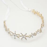 Fashion Party Cubic Zirconia / Alloy Headpiece with Crystals 1 pc Daily Wear / Birthday Headpiece