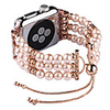 Fashion Pearl Wristband Strap for Apple Watch Bands 38/40mm 42/44mm Series 4 3 2 1 Handmade Bracelet