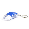 Fashion Plastic Car keychain LED Torch Light Blue