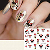 fashion printing pattern water transfer printing cartoon pattern nail stickers