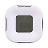 Fashion rotating induction calendar thermometer alarm clock (White)