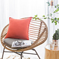Fashion Simple Solid Colored Home Office Soft Pillow Case Cover Living Room Bedroom Sofa Cushion Cover