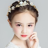 Fashion Simple Style Crystal / Imitation Pearl / Alloy Headpiece with Faux Pearl / Crystal / Rhinestone / Flower 1 pc Wedding / Birthday Headpiece