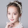 Fashion Sweet Pearl / Acrylic / Fabrics Headpiece with Acrylic Diamond / Faux Pearl / Flower 1 set Wedding / Birthday Headpiece