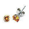 Fashion Titanium Steel With CZ Cubic Zirconia Earrings (ESS5)