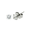 Fashion Titanium Steel With CZ Cubic Zirconia Earrings(ESS7)