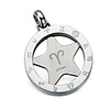 Fashion Titanium Steel Zodiac Aries Necklace (PSS26)