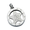 Fashion Titanium Steel Zodiac Capricorn Necklace (PSS16)