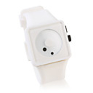 Fashion Unisex Silicone Wrist Watch - White