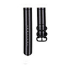 Fashion Watch Band Nylon Strap Black 3 Rings Buckle For Garmin Active / Garmin vivoactive4 Garmin Sport Band / Classic Buckle Nylon Wrist Strap