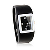 Fashion Women Watch Silicone Wrist Watchs - Black