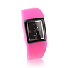Fashion Women Watch Silicone Wrist Watchs - Peach Red