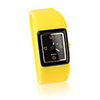 Fashion Women Watch Silicone Wrist Watchs - Yellow