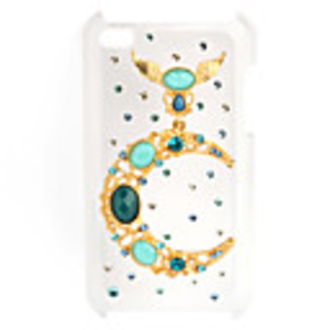 Fashionable Diamond Case for iPhone 4 / 4S (Moon,  Handmade)