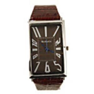 Fashionable Leather Band White-collar Rectangular Fashion Lady