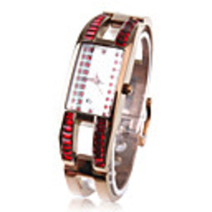Fashionable PC Automatic Bracelet Watch with Brown Alloy Band