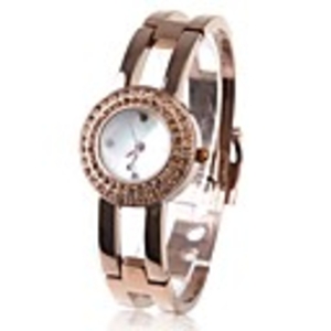 Fashionable PC Automatic Bracelet Watch with Brown Alloy Band