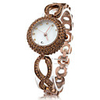 Fashionable PC Automatic Bracelet Watch with Brown Alloy Band