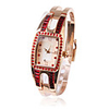 Fashionable PC Automatic Bracelet Watch with Gold Alloy Band