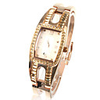 Fashionable PC Automatic Bracelet Watch with Gold Alloy Band