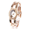 Fashionable PC Automatic Bracelet Watch with Gold Alloy Band