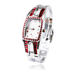 Fashionable PC Automatic Bracelet Watch with Silver Alloy Band