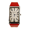 Fashionable PU Leather Band White-collar Rectangular Fashion Lady
