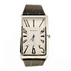 Fashionable PU Leather Band White-collar Rectangular Fashion Lady